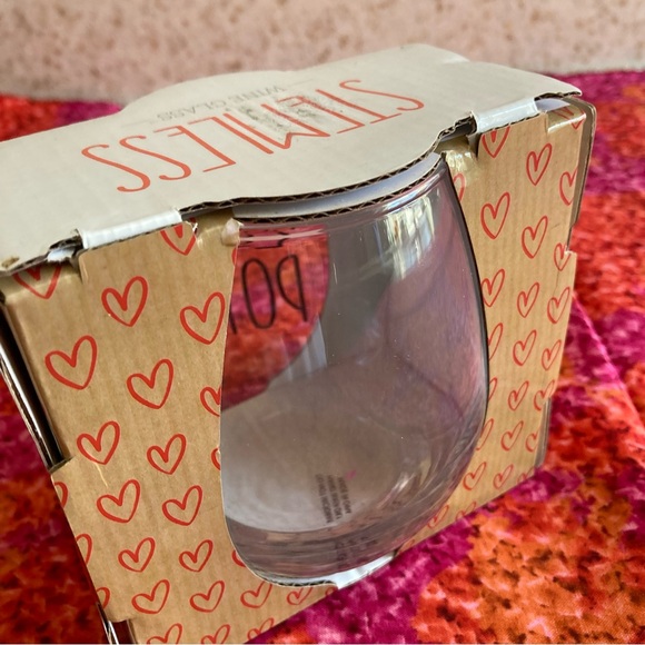 Gift Craft Stemless Wine Glass “Love Potion” Inscription - Picture 3 of 5